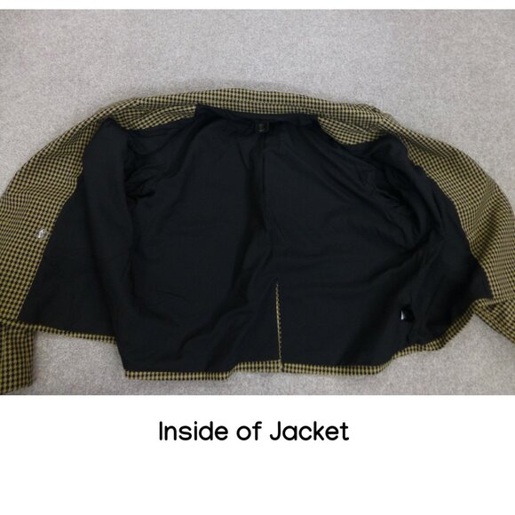 NWOT House of Harlow Brown Houndstooth Blazer - Picture 7 of 13